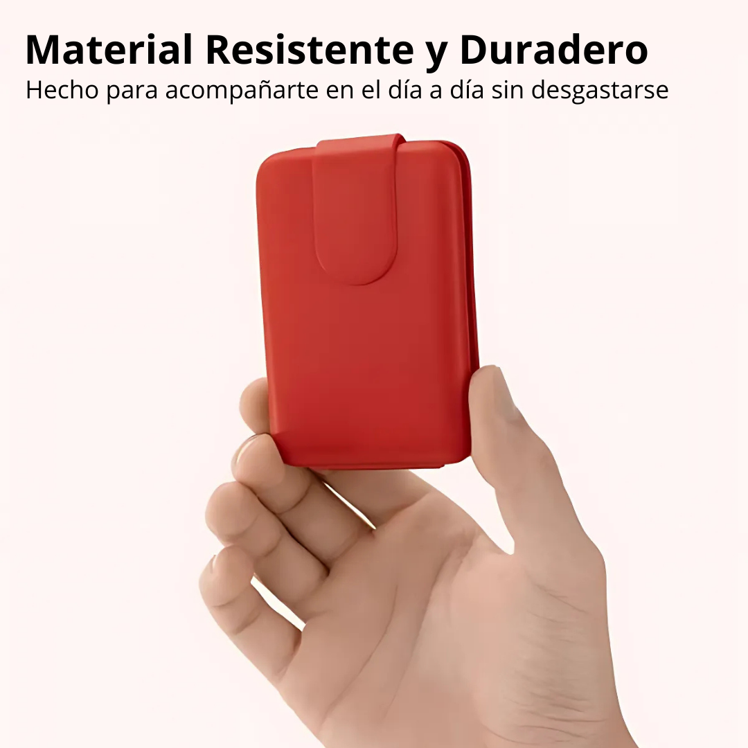 Portofel minimalist cu protecție RFID și design compact pentru carduri
