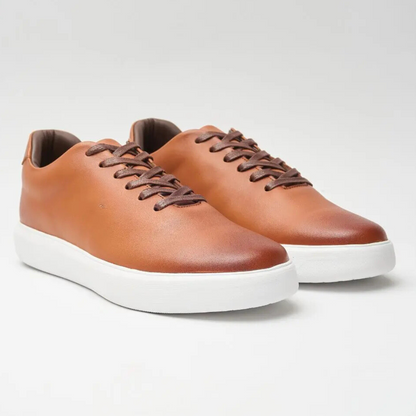 Pantofi casual din piele pentru bărbați, cu talpă confortabilă