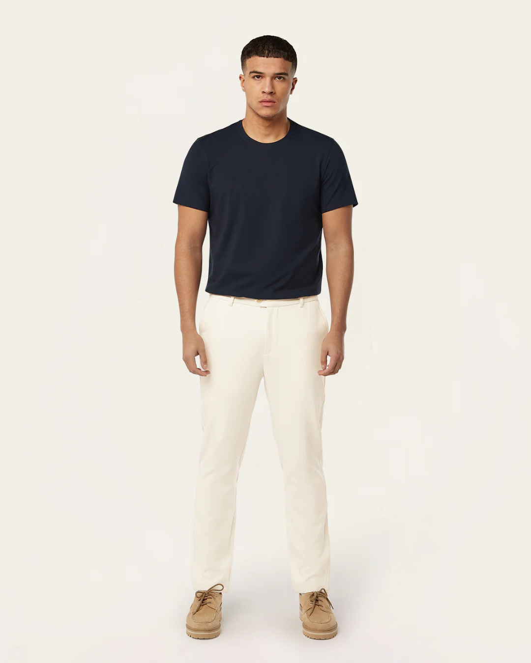 Pantaloni Clasici Pentru Bărbați cu Fermoare de Buzunar Invizibile și țesătură Impermeabilă