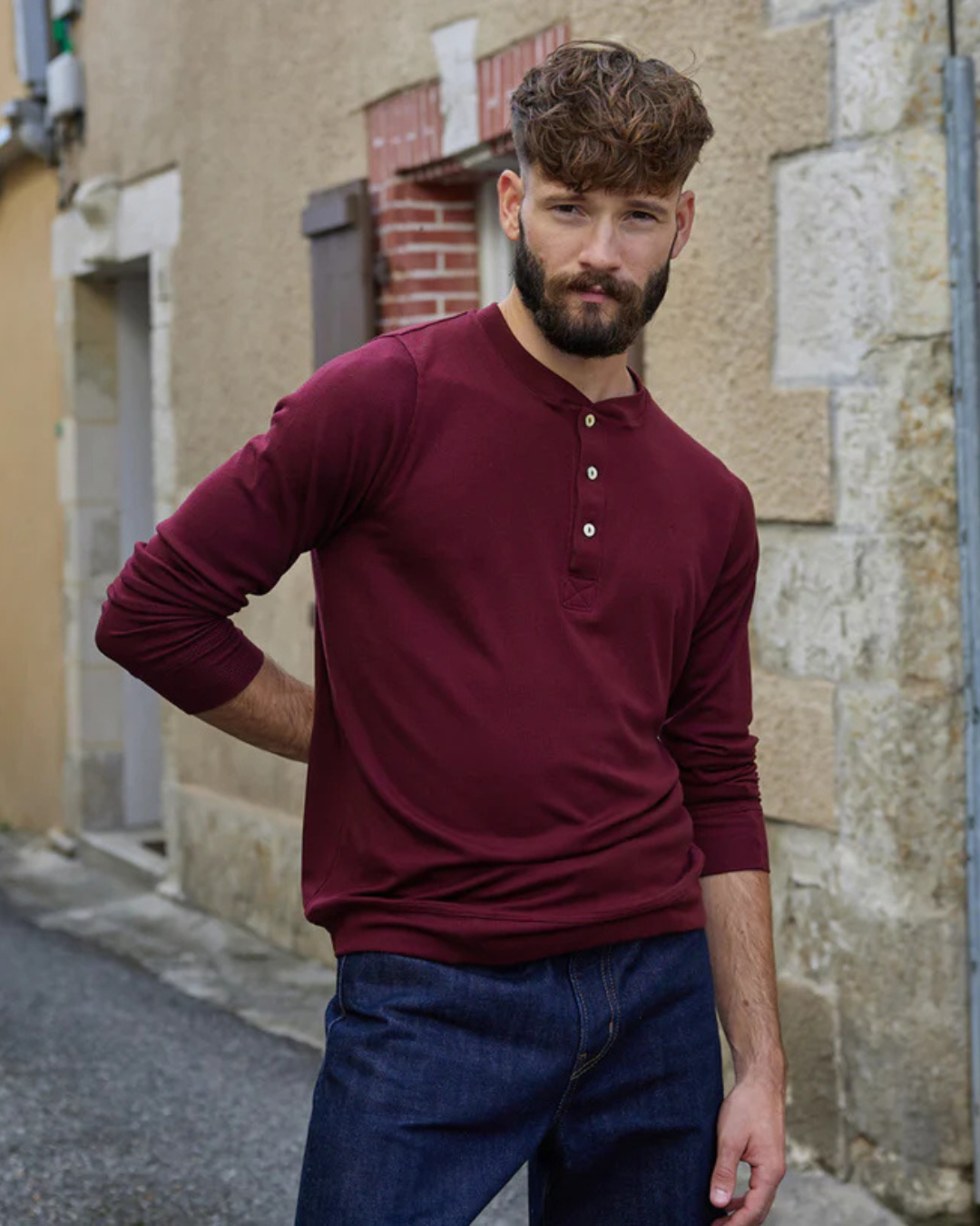 Tricou cu Mânecă Lungă Pentru Bărbați (OFERTĂ 2x1)