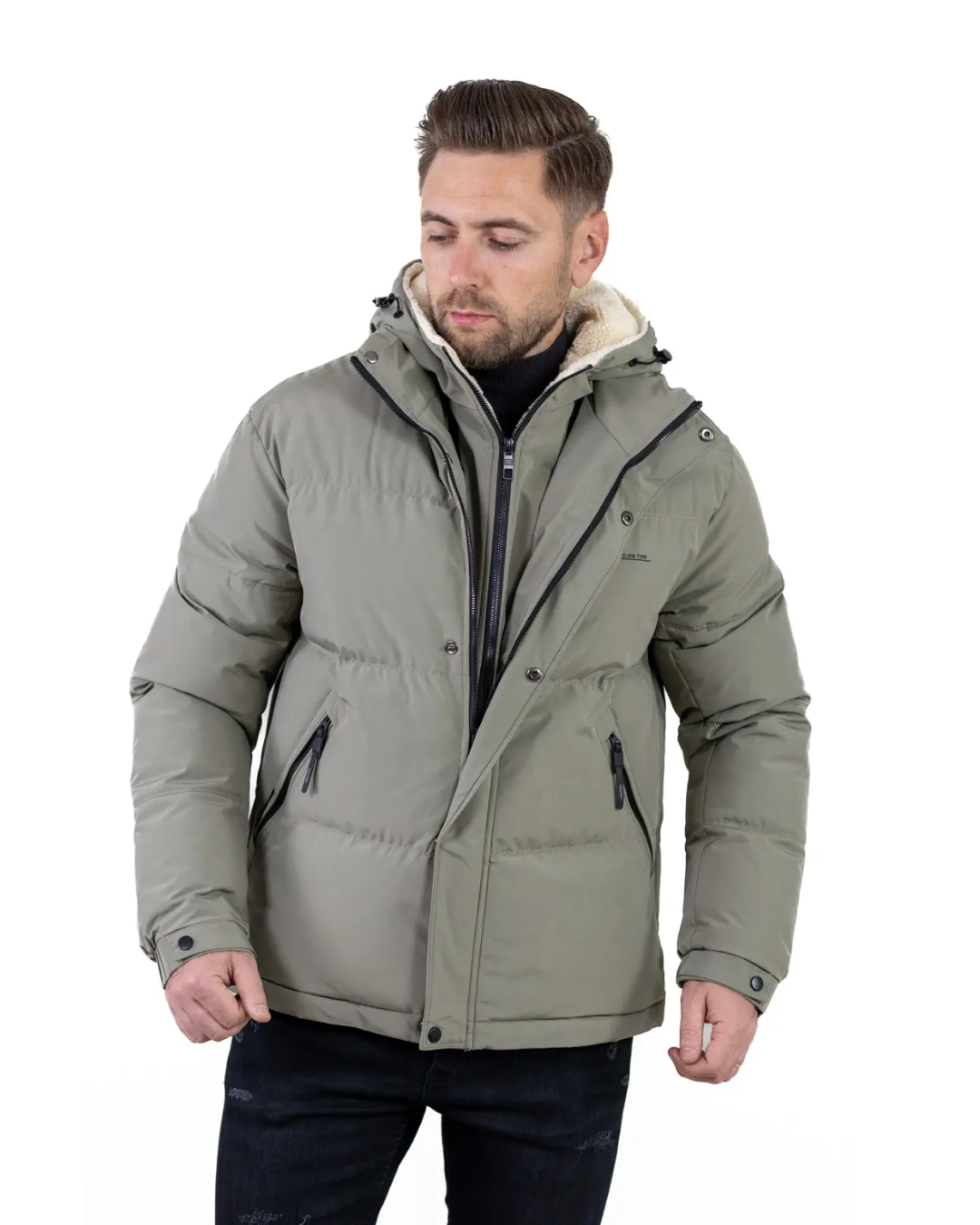 Geacă de Iarnă cu Design Tactic și Flexibil pentru Bărbați®