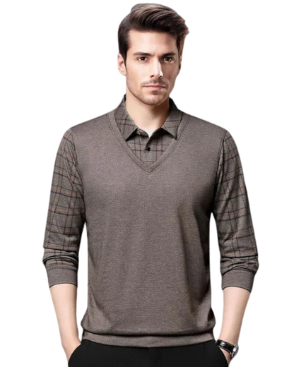 Cămașă din două piese cu guler pentru bărbați®