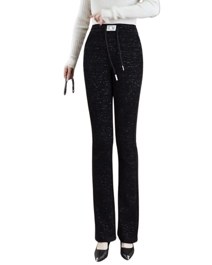 Pantaloni termici evasé pentru femei