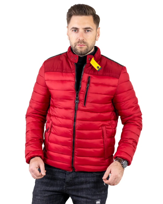 Jachetă Matlasată Ușoară și Confortabilă Pentru Bărbați