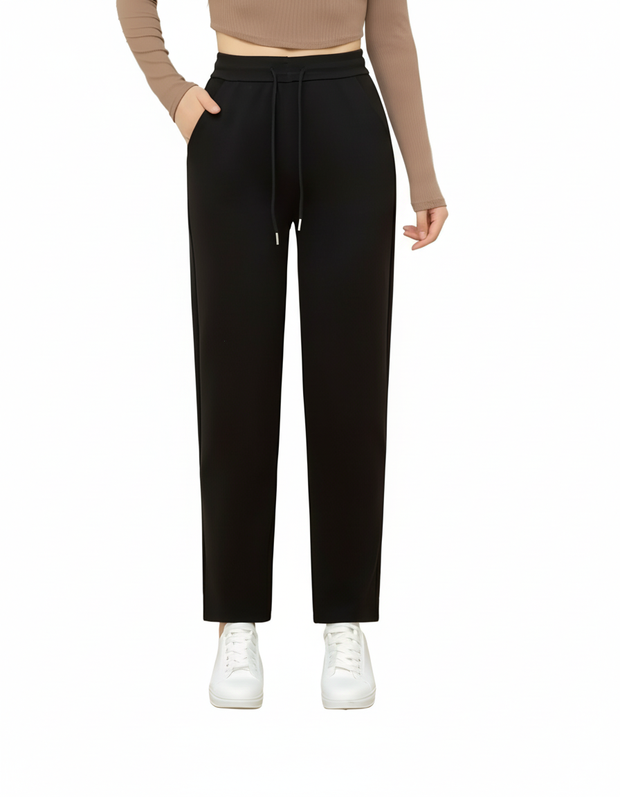 Pantaloni termici din fleece pentru femei pentru iarnă