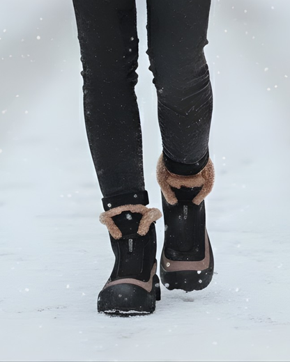Botă de Iarnă cu Carâmb Înalt, Confort Termic și Aderență Fiabilă Pentru Femei