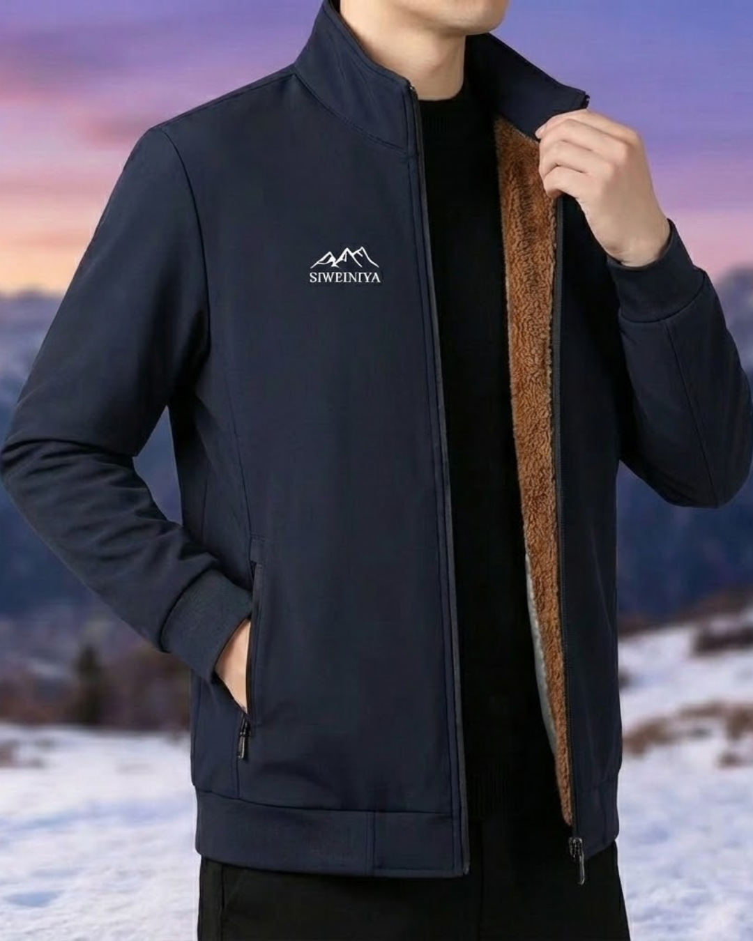 Jachetă din lână de miel pentru bărbați®