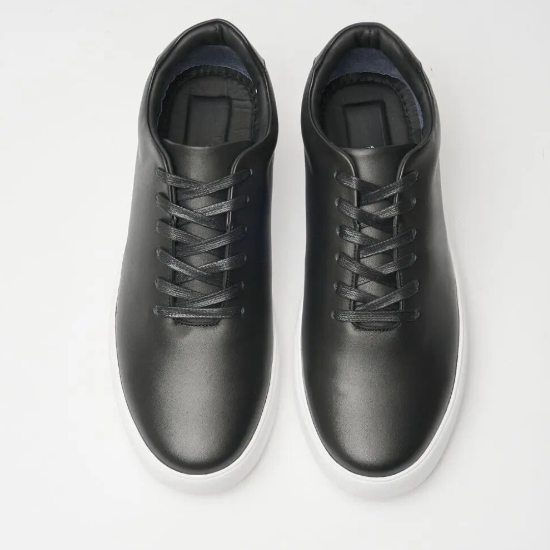 Pantofi casual din piele pentru bărbați, cu talpă confortabilă