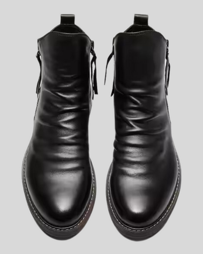 Ghete vintage cu fermoar pentru bărbați