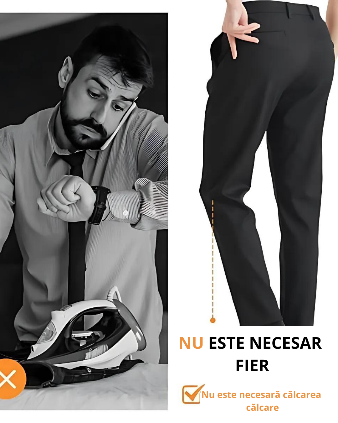 Pantaloni Classic High Stretch pentru bărbați®