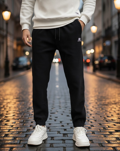Pantaloni casual cu căptușeală din fleece stil relaxat pentru bărbați®