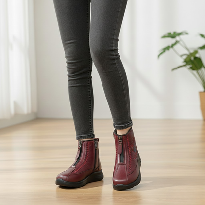 Ghete casual cu fermoar pentru femei