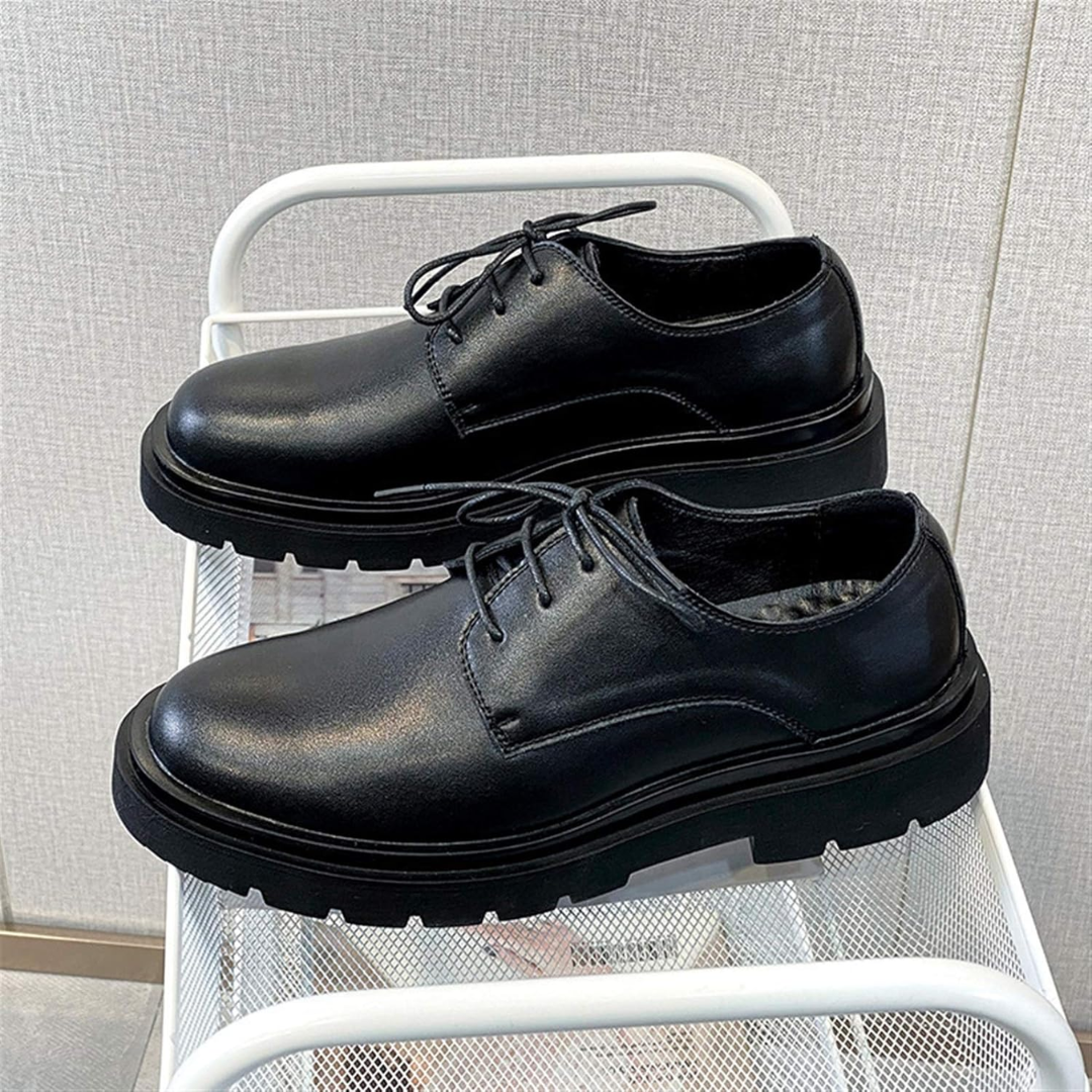 Pantofi Oxford Clasici Din Piele Naturală Cu Talpă Antiderapantă Pentru Bărbați