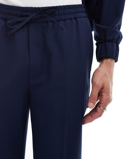 Pantaloni Casual cu Talie Reglabilă pentru Bărbați