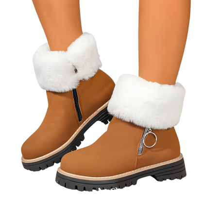 Ghete călduroase și antiderapante cu detalii de lux pentru femei®