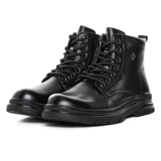 Ghete din Piele Naturală cu Design Robust și Stil Urban Pentru Bărbați