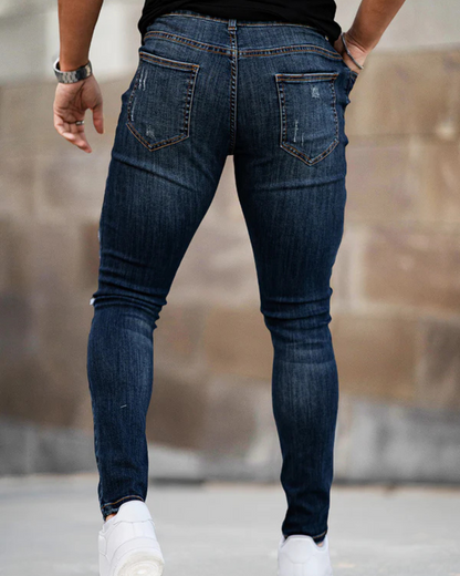 Blugi Slim Fit Elastici pentru Bărbați