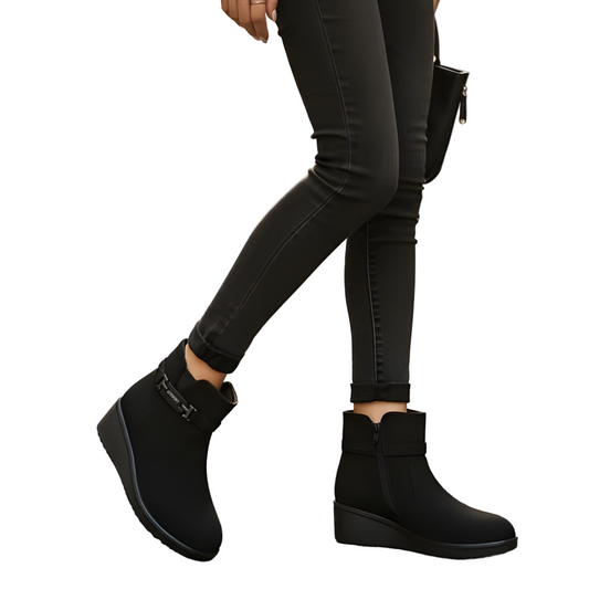 Botine de damă stil casual cu căptușeală termică