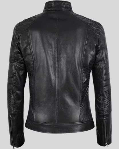 Jachetă din piele pentru femei