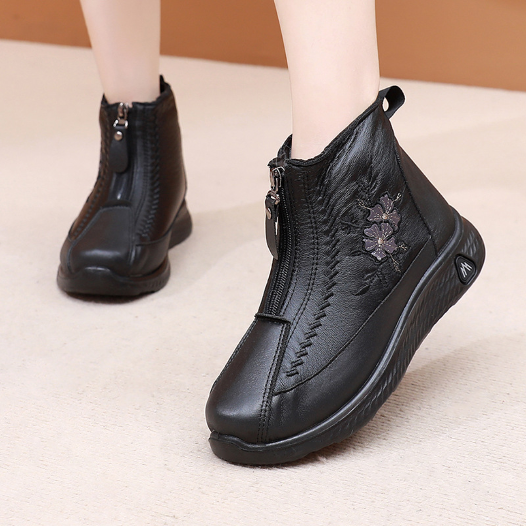 Ghete casual cu fermoar pentru femei