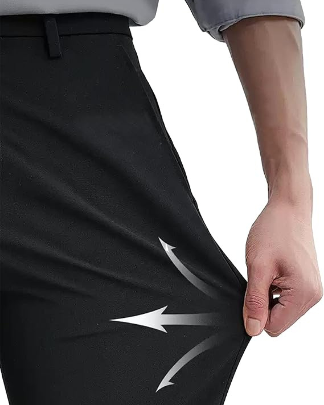 Pantaloni Clasici Eleganți cu Elasticitate pentru Bărbați