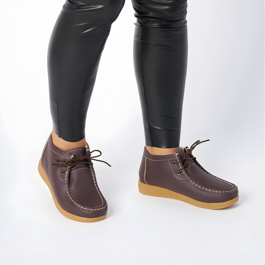 Ghete de Iarnă din Piele Naturală cu Design Atemporal Pentru Femei®