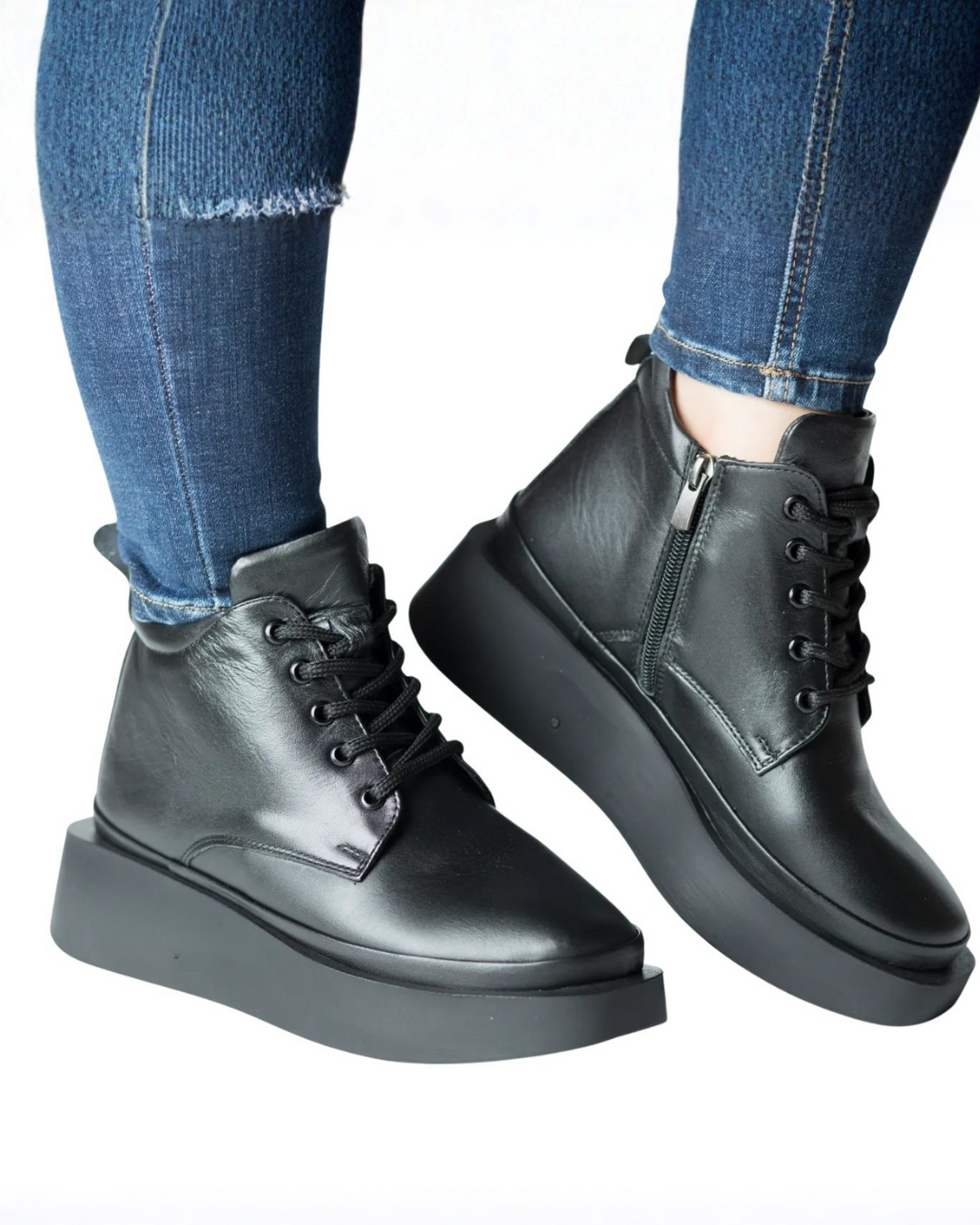 Ghete din Piele Naturală cu Izolație Ușoară pentru Femei