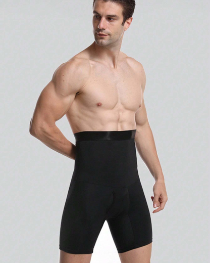 Lenjerie Abdominală cu Talia Înaltă și Strat Dublu pentru Bărbați ®