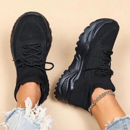 Teniși minimalisti cu șireturi pentru femei