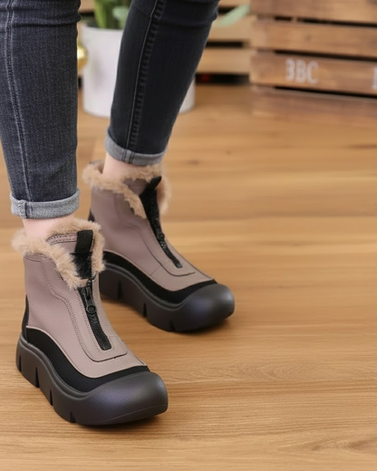 Botă de Iarnă cu Carâmb Înalt, Confort Termic și Aderență Fiabilă Pentru Femei