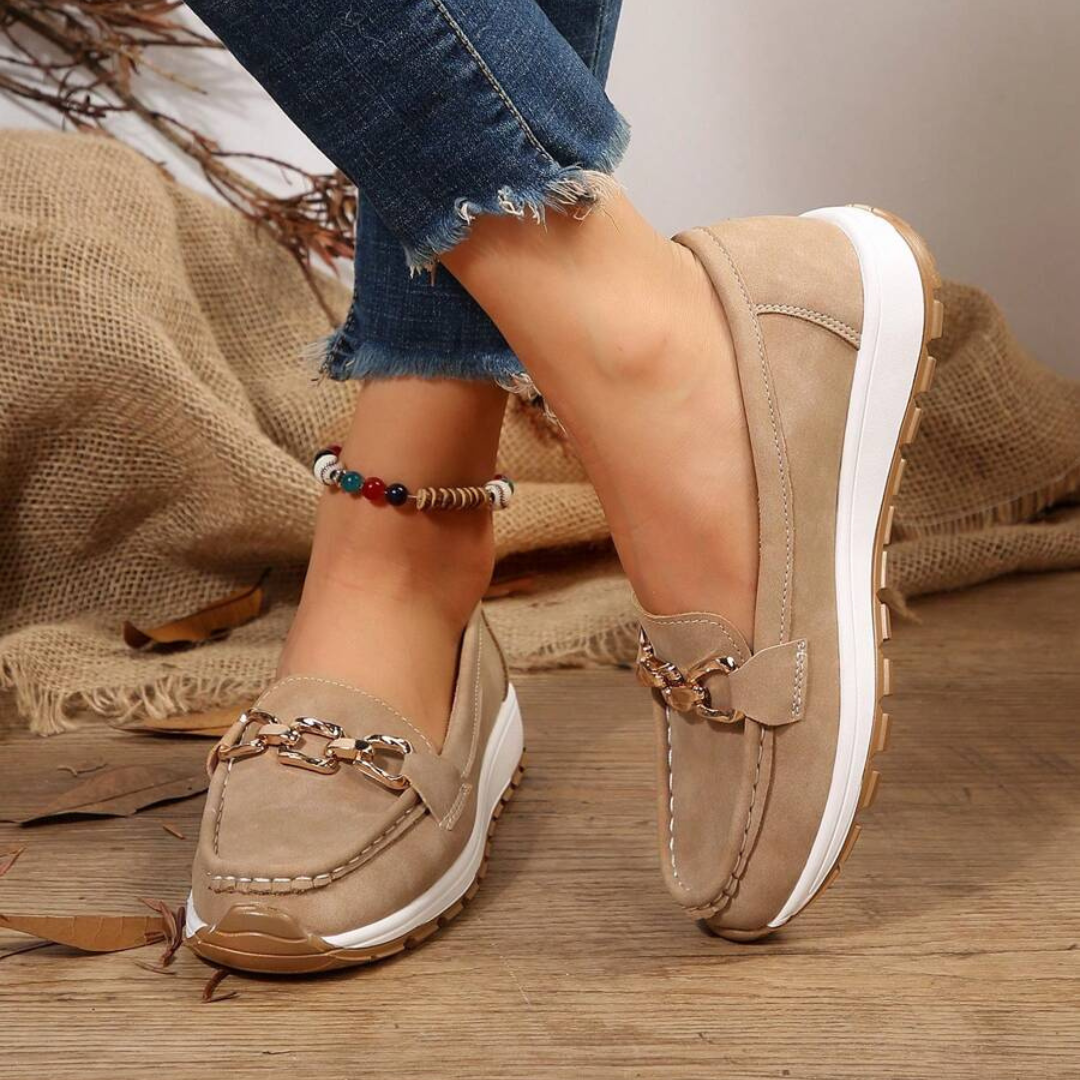 Mocasini cu talpă groasă pentru femei