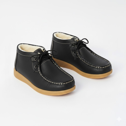 Ghete de Iarnă din Piele Naturală cu Design Atemporal Pentru Femei®