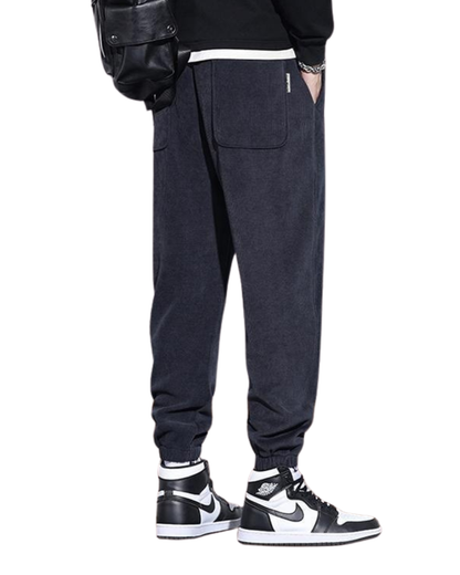 Pantaloni casual cu căptușeală din fleece stil relaxat pentru bărbați®