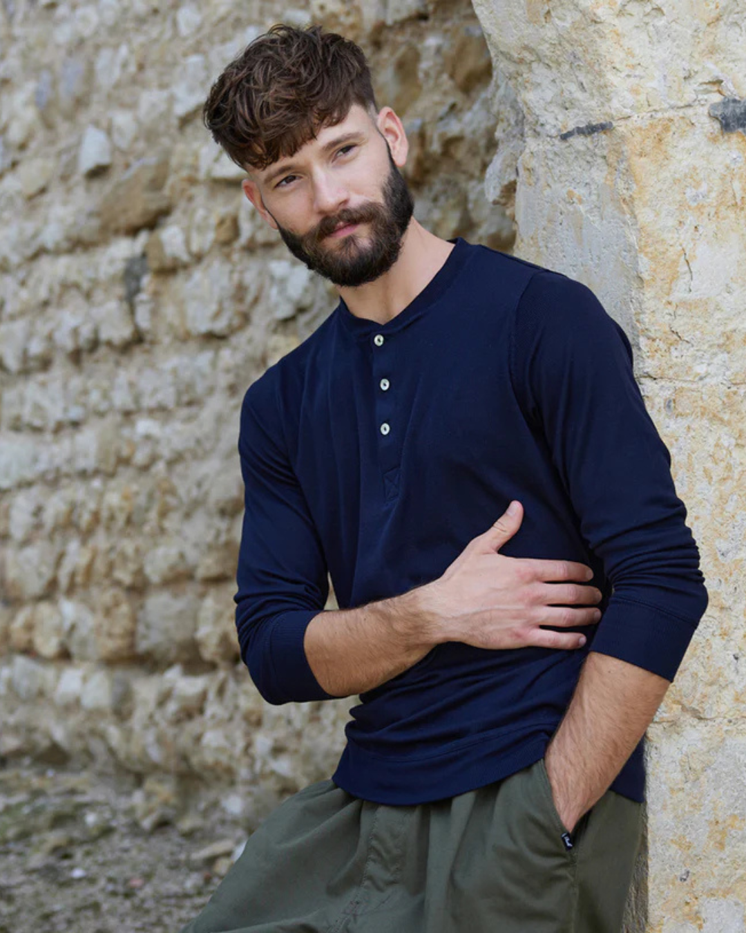 Tricou cu Mânecă Lungă Pentru Bărbați (OFERTĂ 2x1)