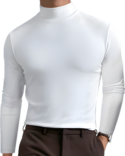 Tricou termic cu guler înalt pentru bărbați