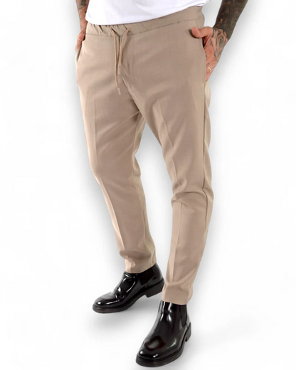 Pantaloni Casual cu Talie Reglabilă pentru Bărbați