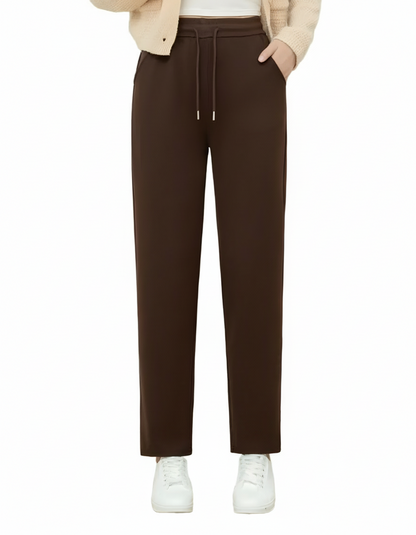 Pantaloni termici din fleece pentru femei pentru iarnă