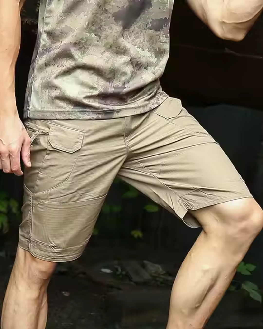 Pantaloni Scurți Tactici Multi-Pocket Pentru Bărbați