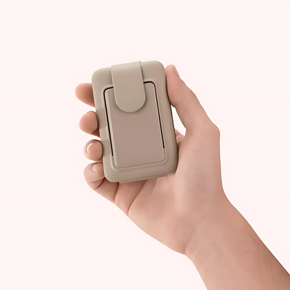 Portofel minimalist cu protecție RFID și design compact pentru carduri