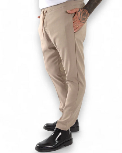 Pantaloni Casual cu Talie Reglabilă pentru Bărbați