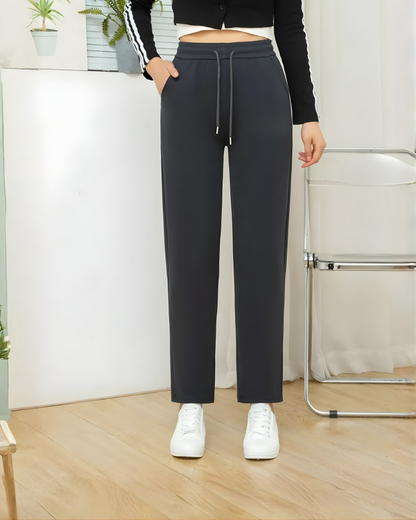 Pantaloni termici din fleece pentru femei pentru iarnă