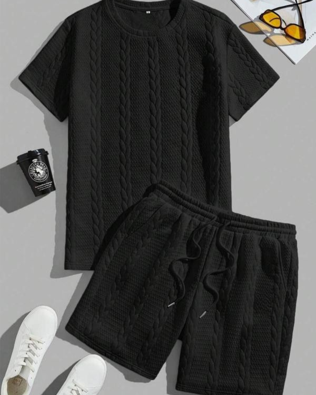 Set de Textură Urbană Pentru Bărbați Stil Modern și Confortabil