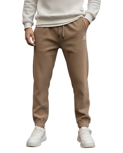 Pantaloni casual cu căptușeală din fleece stil relaxat pentru bărbați®