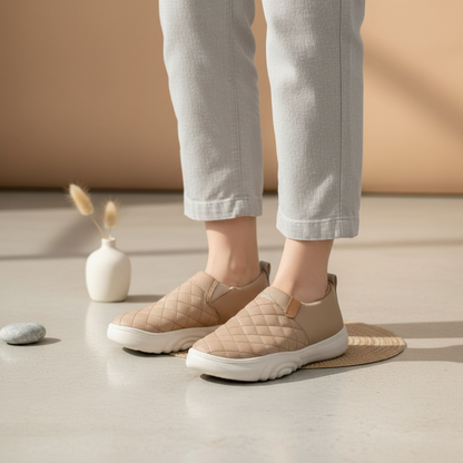 Adidași fără șireturi, căptușiți, pentru femei