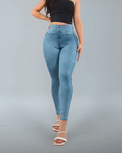 Pantaloni Ajustați cu Talie înaltă®